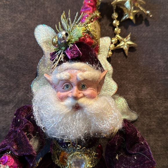 Mark Roberts small fairy figurine with Gold & Purple Accents. #129 of 7,500 - Picture 2 of 12